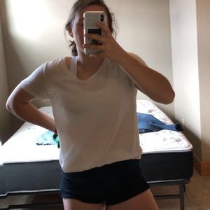 white t- shirt!! super cute